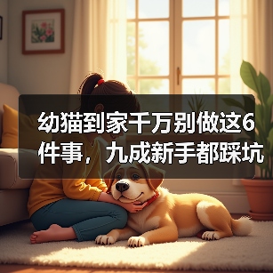 幼猫到家千万别做这6件事,九成新手都踩坑!(图3) 幼猫到家千万别做这6件事,九成新手都踩坑!(图3)
