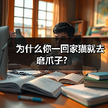 为什么你一回家猫就去磨爪子?(图2) 为什么你一回家猫就去磨爪子?(图2)