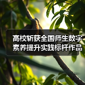 高校斩获全国师生数字素养提升实践标杆作品殊荣(图2)