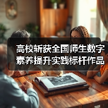 高校斩获全国师生数字素养提升实践标杆作品殊荣 - 新生家伴