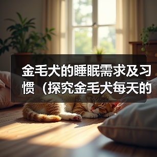 金毛犬的睡眠需求及习惯（探究金毛犬每天的睡眠时间和相关行为）(图2)