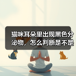 猫咪耳朵里出现黑色分泌物,怎么判断是不是耳螨?(图2) 猫咪耳朵里出现黑色分泌物,怎么判断是不是耳螨?(图2)