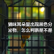 猫咪耳朵里出现黑色分泌物，怎么判断是不是耳螨？ - 新生家伴