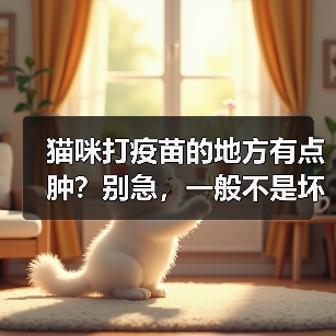 猫咪打疫苗的地方有点肿?别急,一般不是坏事(图3) 猫咪打疫苗的地方有点肿?别急,一般不是坏事(图3)