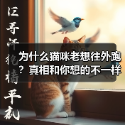 为什么猫咪老想往外跑?真相和你想的不一样(附解决办法)(图3) 为什么猫咪老想往外跑?真相和你想的不一样(附解决办法)(图3)