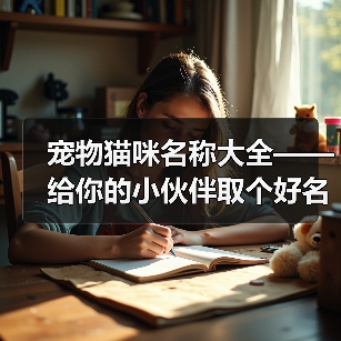 宠物猫咪名称大全——给你的小伙伴取个好名字（宠物猫咪名字大全，帮你找到最适合的名字）(图3)