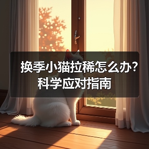 换季小猫拉稀怎么办？科学应对指南 - 辰飞雨新生家伴