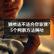 猫粮适不适合你家猫？5个判断方法揭秘 - 辰飞雨新生家伴