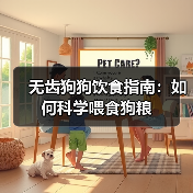 无齿狗狗饮食指南：如何科学喂食狗粮 - 辰飞雨新生家伴