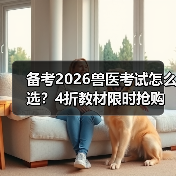 备考2026兽医考试怎么选?4折教材限时抢购!(图2) 备考2026兽医考试怎么选?4折教材限时抢购!(图2)
