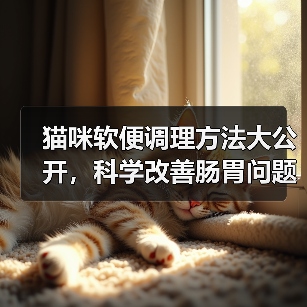 猫咪软便调理方法大公开,科学改善肠胃问题(图4) 猫咪软便调理方法大公开,科学改善肠胃问题(图4)