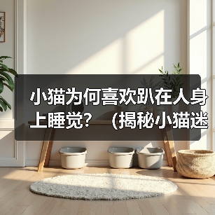 小猫为何喜欢趴在人身上睡觉?(揭秘小猫迷人的行为习惯与心理动机)(图3) 小猫为何喜欢趴在人身上睡觉?(揭秘小猫迷人的行为习惯与心理动机)(图3)