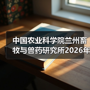 中国农业科学院兰州畜牧与兽药研究所2026年度招聘公示 - 辰飞雨新生家伴