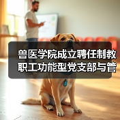 兽医学院成立聘任制教职工功能型党支部与管理委员会(图3) 兽医学院成立聘任制教职工功能型党支部与管理委员会(图3)