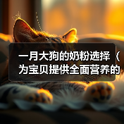 一月大狗的奶粉选择（为宝贝提供全面营养的关键） - 辰飞雨新生家伴