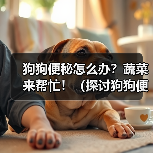 狗狗便秘怎么办？蔬菜来帮忙！（探讨狗狗便秘问题以及缓解便秘的 - 辰飞雨新生家伴
