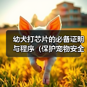 幼犬打芯片的必备证明与程序（保护宠物安全与健康的重要举措）(图2)