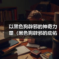 以黑色狗辟邪的神奇力量（黑色狗辟邪的庇佑与保护）(图4)