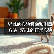 猫咪的心跳频率和测量方法（猫咪的正常心跳频率及家庭测量方法）(图2)