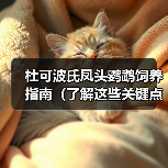 杜可波氏凤头鹦鹉饲养指南（了解这些关键点，让你成为杜凤饲养达人！）(图3)
