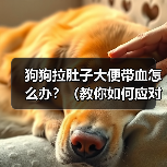 狗狗拉肚子大便带血怎么办？（教你如何应对