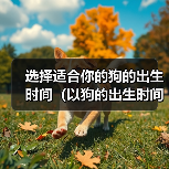 选择适合你的狗的出生时间(以狗的出生时间为基准,找到最适合你的宠物伴侣)(图2) 选择适合你的狗的出生时间(以狗的出生时间为基准,找到最适合你的宠物伴侣)(图2)