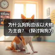 为什么狗狗应该以犬粮为主食？（探讨狗狗为何需要犬粮以及其重要 - 辰飞雨新生家伴