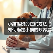 小猫喝奶的正确方法（如何确定小猫的喂养量？） - 辰飞雨新生家伴