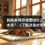狗狗来月经需要吃什么水果？（了解这些水果，让狗狗更健康！） - 辰飞雨新生家伴