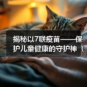 揭秘以7联疫苗——保护儿童健康的守护神（