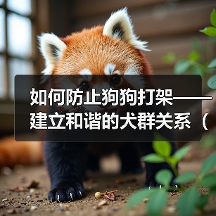 如何防止狗狗打架——建立和谐的犬群关系（培养社交技巧，预防犬 - 辰飞雨新生家伴