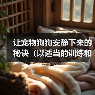 让宠物狗狗安静下来的秘诀（以适当的训练和生活习惯改变让狗狗更加平静）(图4)