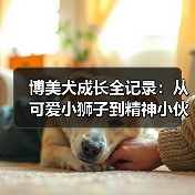 博美犬成长全记录：从可爱小狮子到精神小伙伴，饲养必看 - 辰飞雨新生家伴