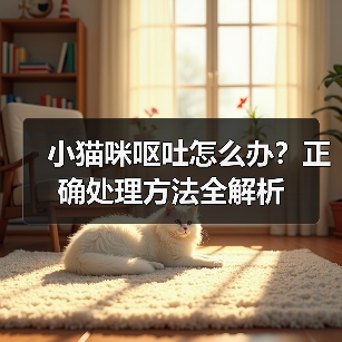 小猫咪呕吐怎么办？正确处理方法全解析 - 辰飞雨新生家伴