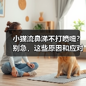 小猫流鼻涕不打喷嚏？别急，这些原因和应对