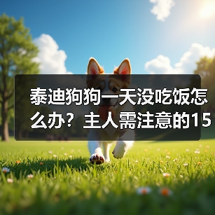 泰迪狗狗一天没吃饭怎么办?主人需注意的15个关键措施(图2) 泰迪狗狗一天没吃饭怎么办?主人需注意的15个关键措施(图2)