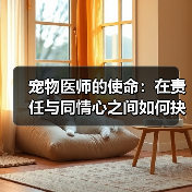 宠物医师的使命：在责任与同情心之间如何抉