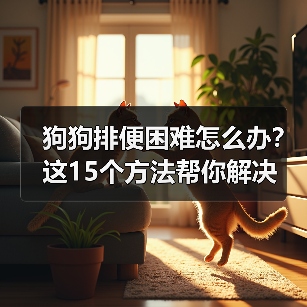 狗狗排便困难怎么办?这15个方法帮你解决(图4) 狗狗排便困难怎么办?这15个方法帮你解决(图4)