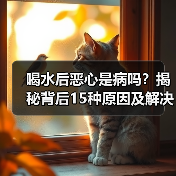 喝水后恶心是病吗？揭秘背后15种原因及解