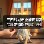 三四线城市也能拥有高品质宠物医疗吗？行业