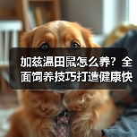 加兹温田鼠怎么养？全面饲养技巧打造健康快乐生活 - 辰飞雨新生家伴