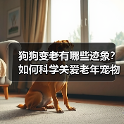 狗狗变老有哪些迹象？如何科学关爱老年宠物 - 辰飞雨新生家伴