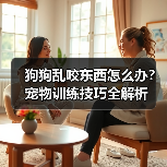 狗狗乱咬东西怎么办？宠物训练技巧全解析 - 辰飞雨新生家伴