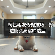 柯基毛发修剪技巧，打造街头高富帅造型 - 辰飞雨新生家伴