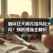 猫咪狂犬病传播风险大吗?预防措施全解析(图3) 猫咪狂犬病传播风险大吗?预防措施全解析(图3)