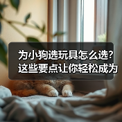 为小狗选玩具怎么选？这些要点让你轻松成为最佳伙伴(图2)