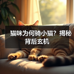 猫咪为何骑小猫?揭秘背后玄机(图2) 猫咪为何骑小猫?揭秘背后玄机(图2)