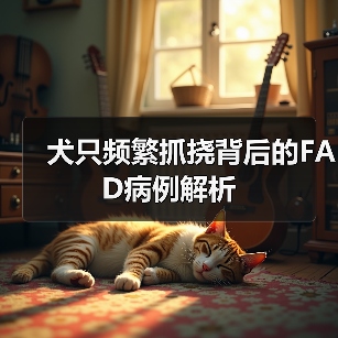 犬只频繁抓挠背后的FAD病例解析(图4) 犬只频繁抓挠背后的FAD病例解析(图4)