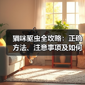 猫咪驱虫全攻略:正确方法、注意事项及如何预防寄生虫危害(图4) 猫咪驱虫全攻略:正确方法、注意事项及如何预防寄生虫危害(图4)