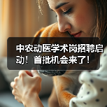 中农动医学术岗招聘启动！首批机会来了！(图2)